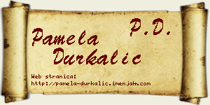 Pamela Durkalić vizit kartica